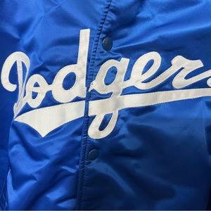Vintage Los Angeles Dodgers MLB Eastport 80's Satin Jacket 2XL Made in USA Rare